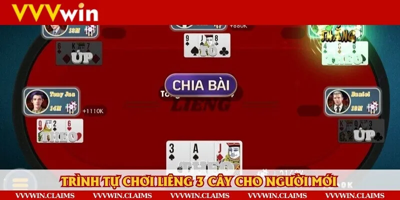 Quy trình trải nghiệm game bài Liêng