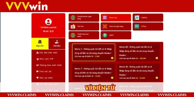 Giao dịch tiện lợi hơn với phương thức nạp tiền ví điện tử